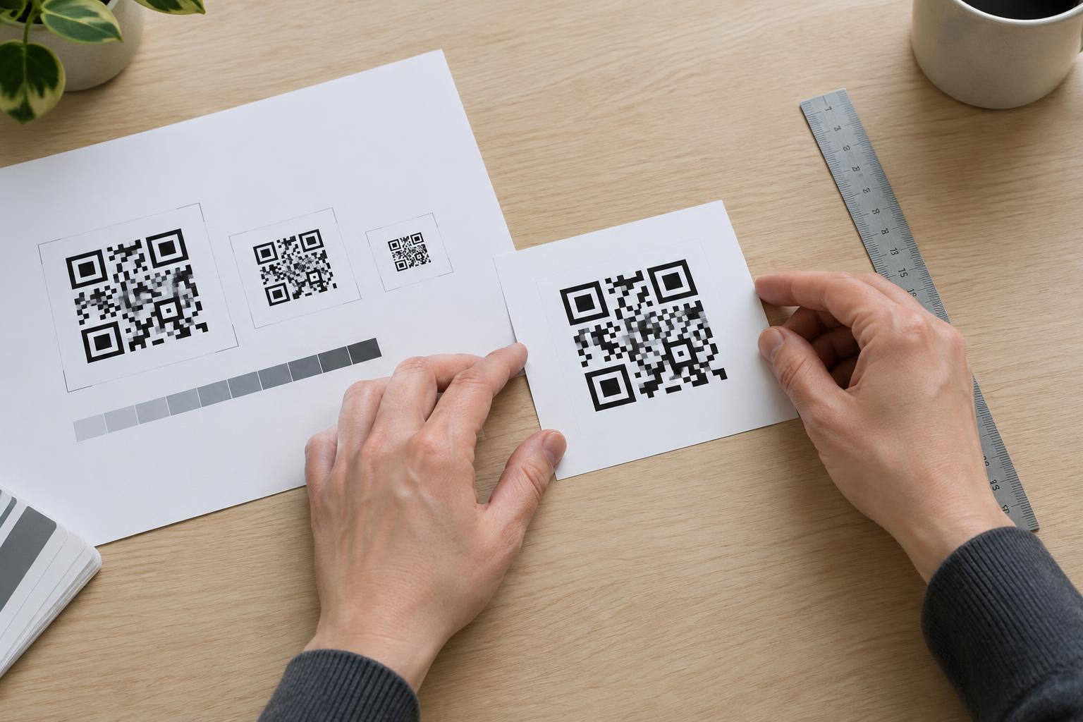 How to Resize QR Codes Without Distorting the Pattern