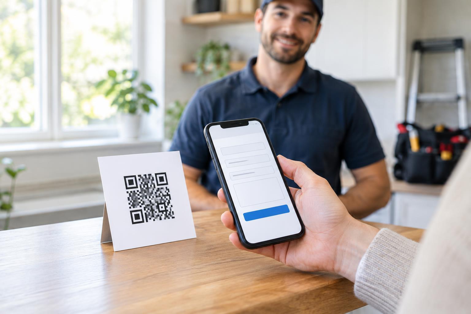 Using QR Codes for Service Estimates and Quote Requests
