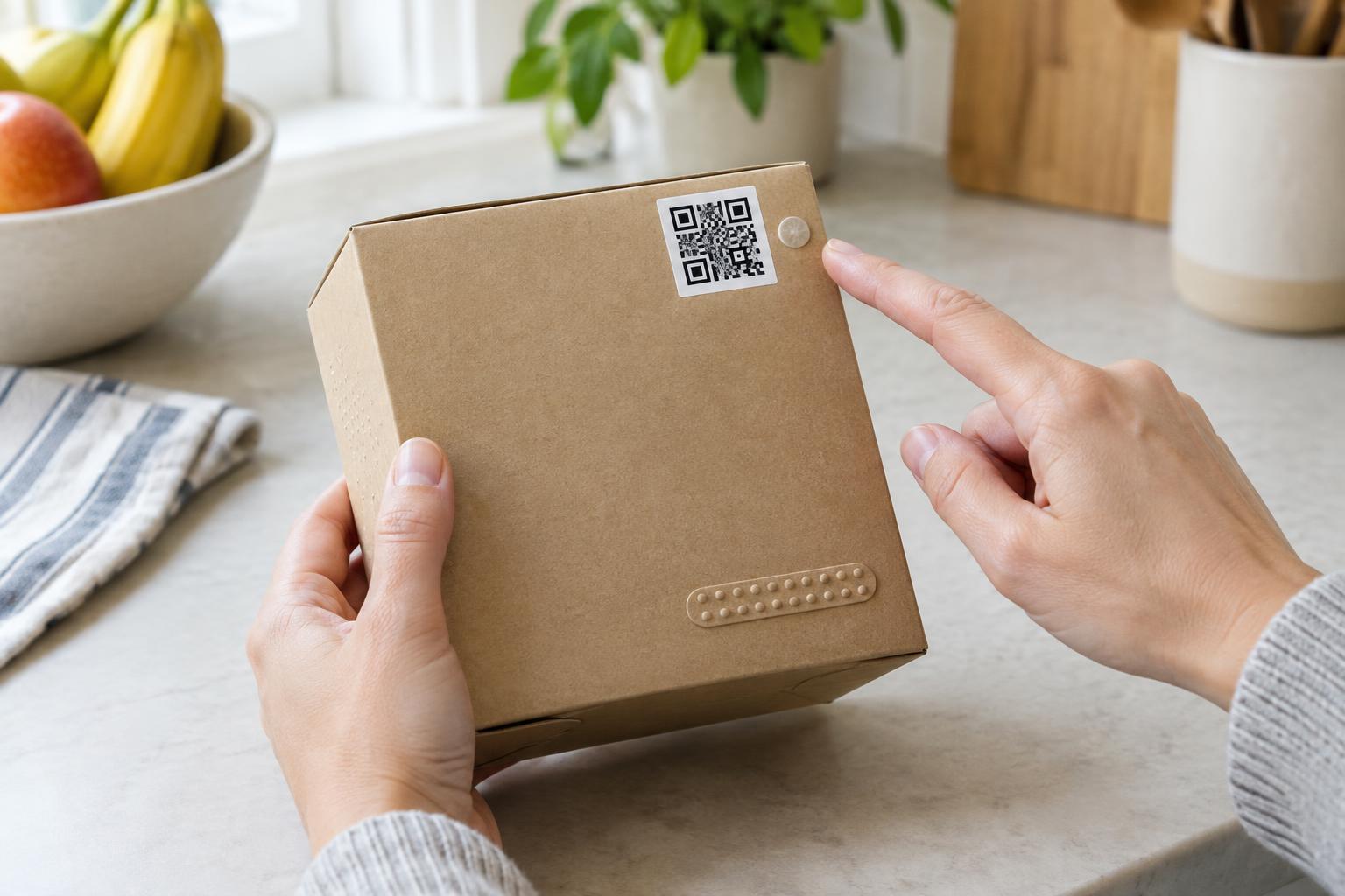 Making QR Codes on Product Packaging Easier to Find
