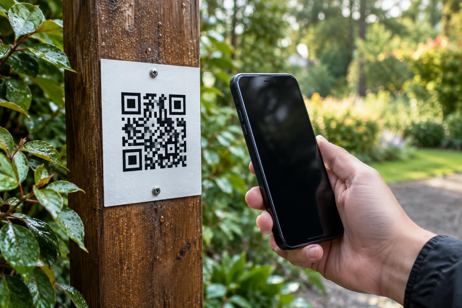 Choosing Paper and Ink for QR Codes That Need to Last Outdoors