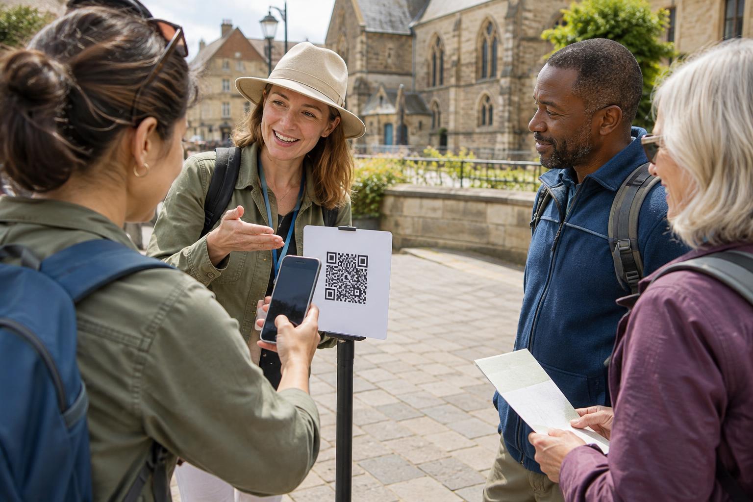QR Codes for Guided Tours: Sharing Trip Details Before and During the Visit