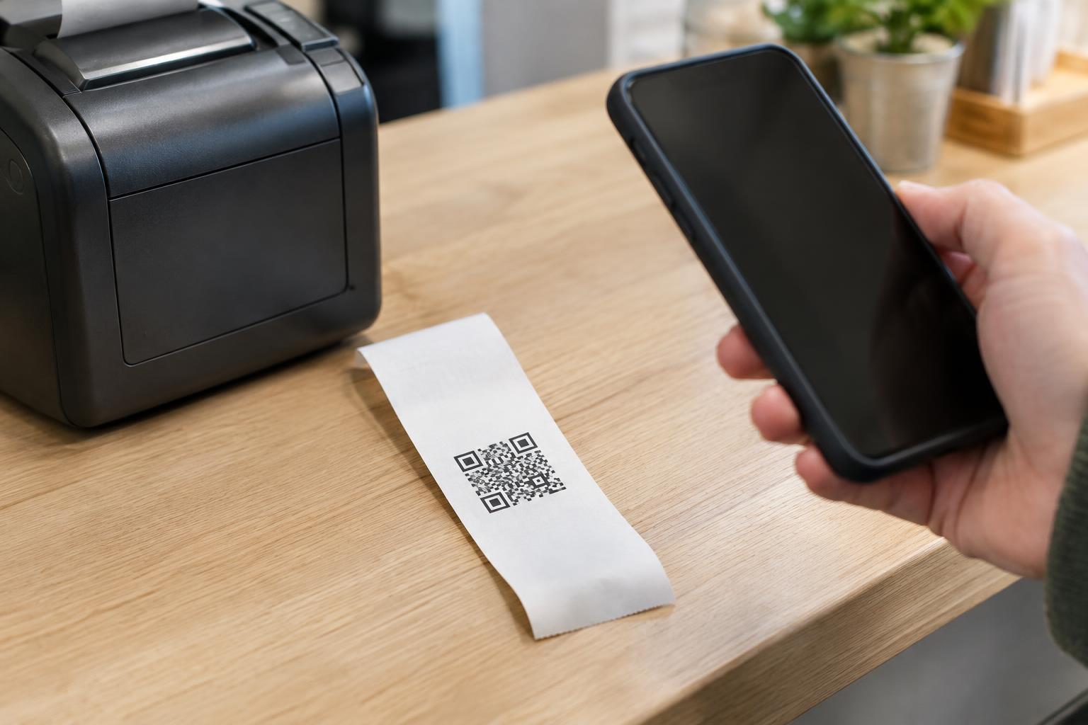 QR Codes on Receipts: Designing for Narrow Thermal Prints