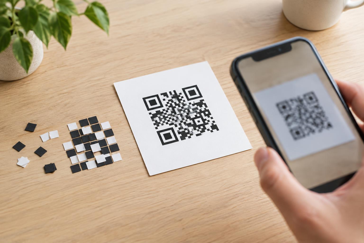 How QR Codes Turn Text and Numbers into a Pattern of Modules